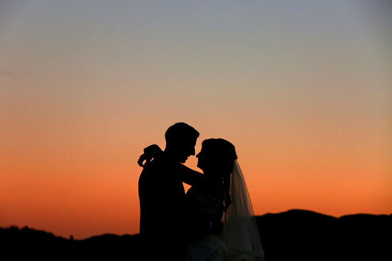 sunset wedding photographer